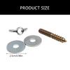 20Sets Parrots Cage Perch Screw Bolts Nut Birdcage Stand Fixing Accessories Standing Rack Cage Accessory