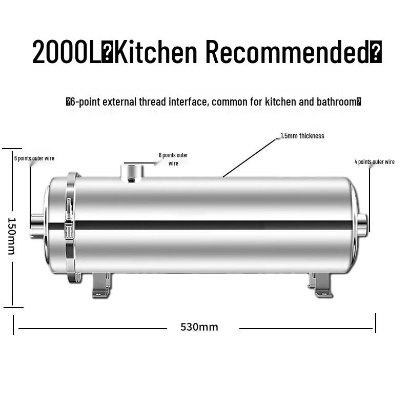 OLOEY High-Flow Central Water Purifier