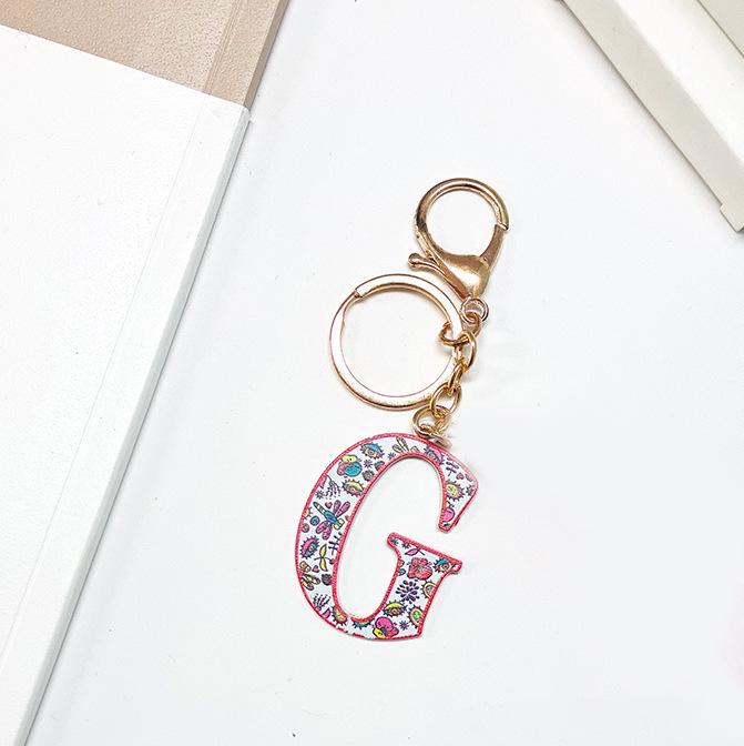 Colorful English Alphabet Keychain & Graduation Gift Accessory