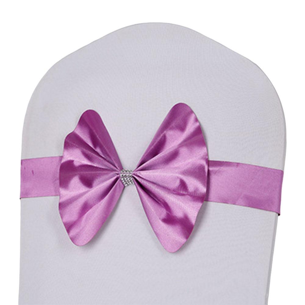 Soft Chair Sashes Band Wedding Chair Ribbon For Wedding Party Hotel Banquet Event Decoration