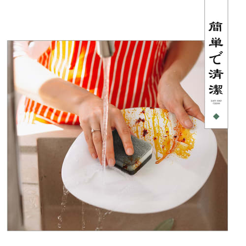 Hard-type Kitchen Sponges, Pack of 12, for Cleaning Grease and Grime, Long-lasting