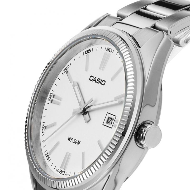 Casio Mtp 1302d 7a1vdf  Mtp 1302d 7a1  Relógio Analógico Sat Estudante Masculino Metal