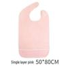 Waterproof Adult Bib with Pocket & Towel - Leak-proof, Stain-Resistant, Wash-Free Model