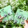 Cartoon Panda Sticky Note Paper 60Sheets Adheive Notes Pocket Notes Memo Pad Small Notepads for Writing Journaling