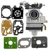 Carburetor Rebuild Repair Kit Carburetor with Screw Intake Pipe with Gasket for Grass Cutter Engine 40-5 44-5 Tool Accessories