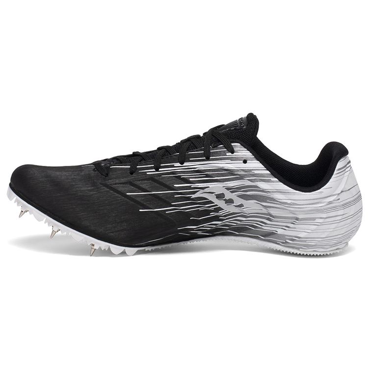 

Saucony Spitfire 5 Long Distance Outdoor Low Top Running Shoes Men Sneaker Black White S29055-6 40