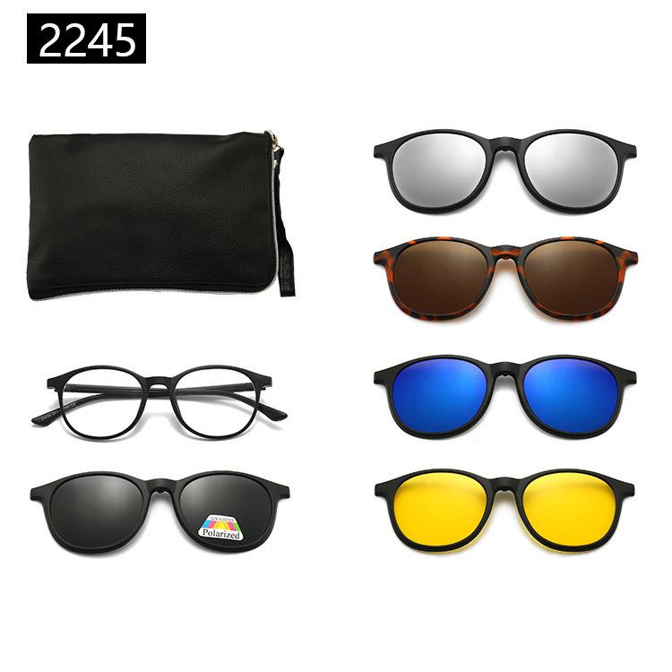 22XX Magnetic Clip-on Polarized Sunglasses for UV Protection and Driving