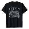 Videospiel-T-Shirt Skyrim Provinzkarte