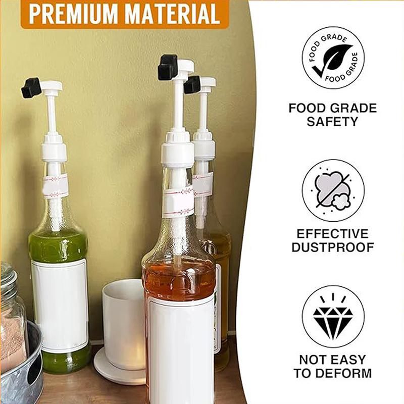 1/2/5Pcs Coffee Syrup Pump Tip Covers Pourer Cap Syrup Covers Silicone Cap Fits For Syrup Pump Pour Dispenser Oil Liquor Bottle