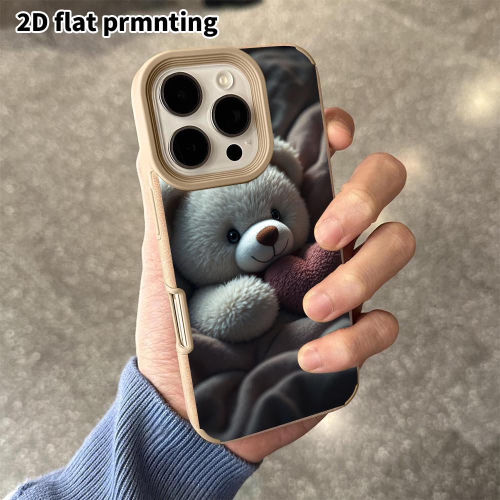 Phone case: 2D flat lambskin suitable for iPhone 18 17 16 15 14 13 Pro cases, cozy bedroom, Christmas and Halloween gifts
