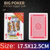 Carte da Gioco Creative Giganti Sovradimensionate Divertenti Novità Grande Poker 2X 6X 9X Formato A4