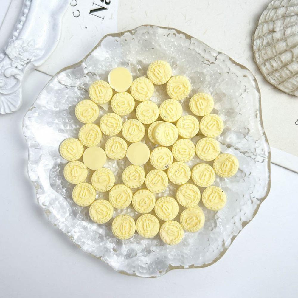 11-Piece Cute Chocolate Style Resin Flatback Ornaments, DIY Craft Supplies for Jewelry Making, Manicure & Hair Accessories