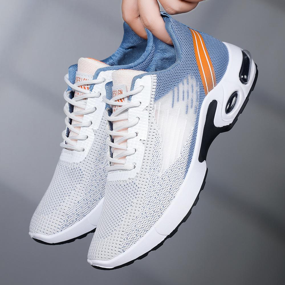 Sneakers Men's Spring and Summer Single Shoes Fashion Trendy Air Cushion Shoes Breathable Casual Running Shoes