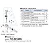 TONE Ratchet Handle Repair Kit Drive RK-RH43K, 12.7mm (1/2")