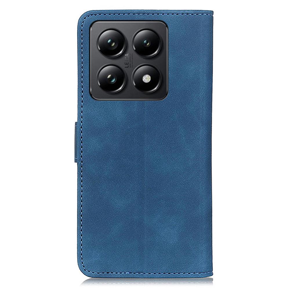 KHAZNEH Für Xiaomi 14T Pro Hülle Retro PU Leder Brieftasche Ständer Handyhülle