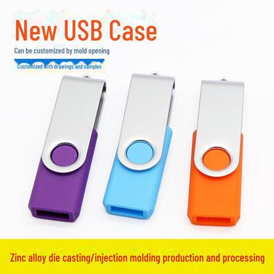 Neuer USB-Stick Gehäuseclip Kunststoff drehbares USB-Stick Gehäuse