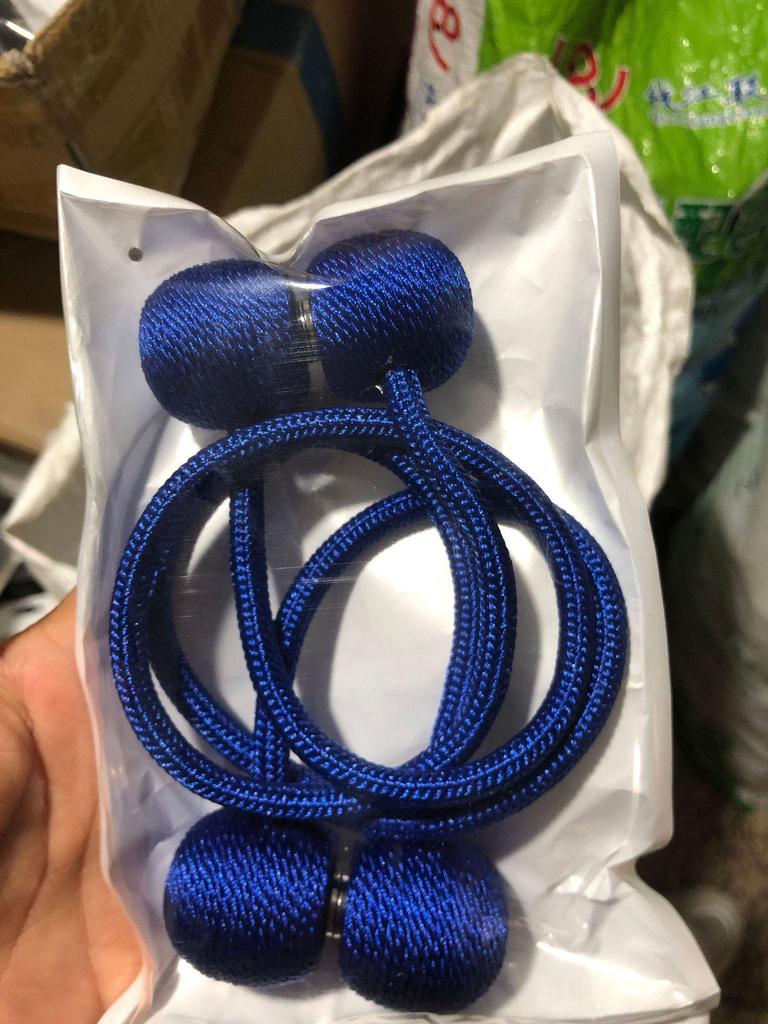 Magnetic Curtain Tieback Earphone Holder Rope Strap Hook Accessories