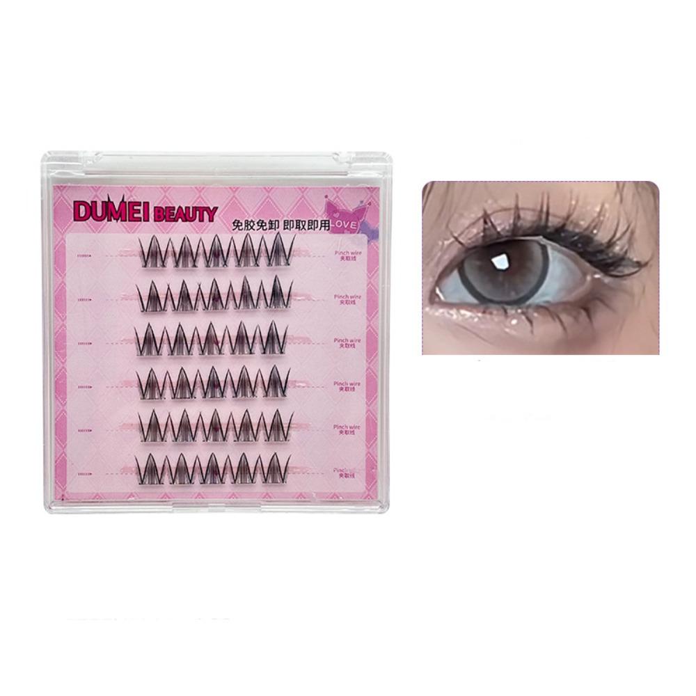 DIY Adhesive False Eyelashes Makeup False Eyelash Clusters Self-adhesive Lash Clusters Women/Girls