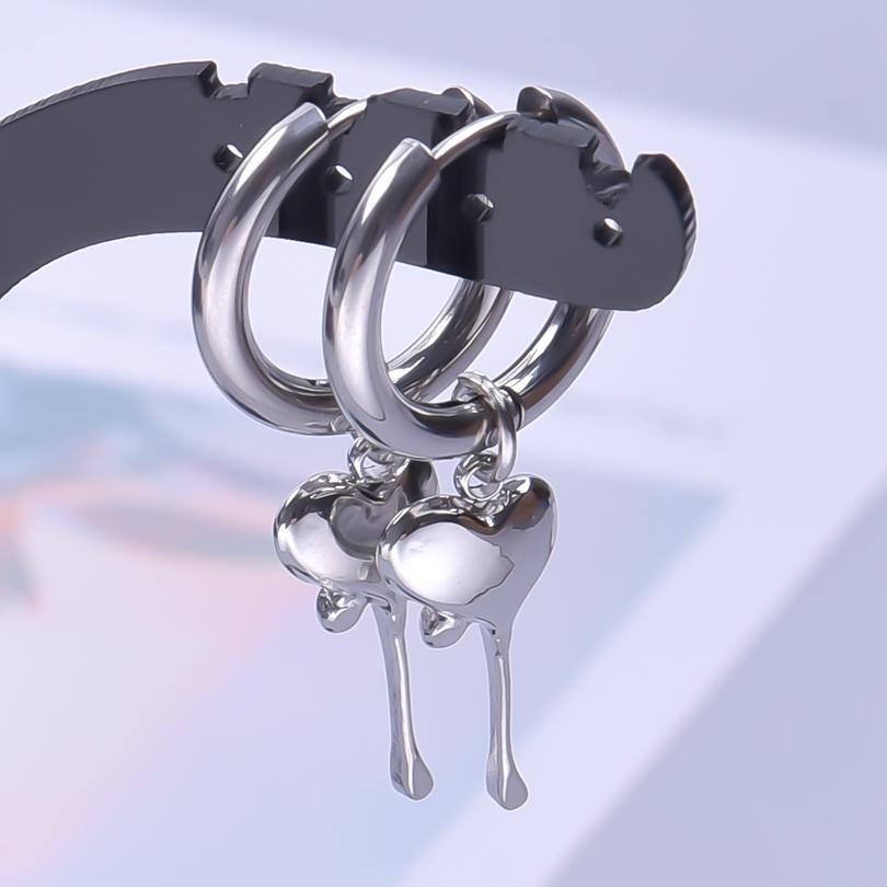 The Sword Earrings For Women/Men Accessories Vintage Jewelry Stainless Steel Hoop Ear Piercing Sabre Charm Goth Pendientes Gifts