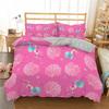 Set Biancheria da Letto Culla Copripiumino per Bambino Bambini Blu Cartone Animato Sirena Edredones Niños Ragazze Principessa Poliestere Copripiumino