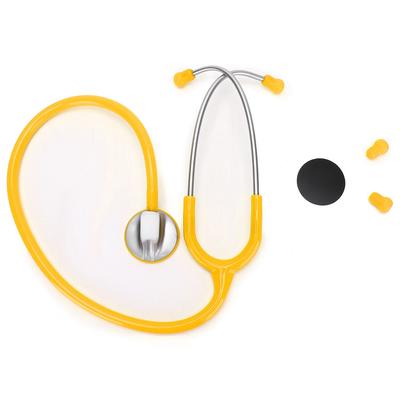 Professional Single Head Stethoscope Zinc Alloy Heart Lung Detection Echoscope Health Care Tool