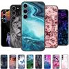 For Samsung S23 S 23 Ultra Case Cover Marble Painted Cases for Samsung Galaxy S23 Plus + Silicone Bumper GalaxyS23 Phone Bags