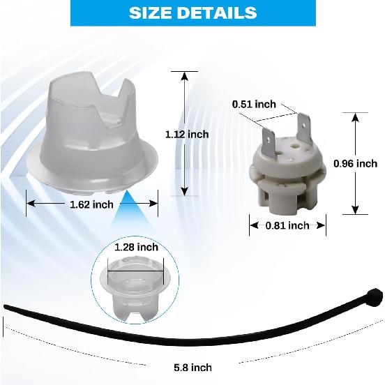 SP20172 Water Heater Flammable Vapor FV Sensor Assembly Kit, Compatible with Rheem Ruud and Richmond FVIR Water Heaters, Comes with AP13447-3 FV
