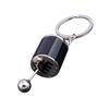 Metal Keyring Creative Car Shifter Keychain Six-Speed Gear Stick Knob Gearbox Model Key Antistress Adults Latest Fidgeting Toys