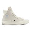 Converse Chuck 70 Padded Collar High Anodized Metals - Egret Unisex Sneakers Cream Gravel 170267C