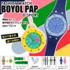 Frank Miura Boyol Pap Casual Pop Analog Quartz Watch (Black)