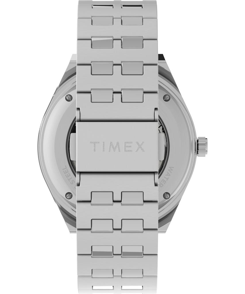 TIMEX M79 Men's Watch, Automatic Movement, 5 ATM Water Resistant, Plastic Case, Blue Dial, 40mm Case, Model TW2V25100