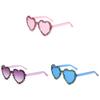 New Unisex Heartshaped Clear Jelly Sunglasses With Handmade Rhinestones For Summer Parties