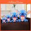 Stitch Kuscheltier mit umarmendem Blumendesign für Valentinstagsgeschenk