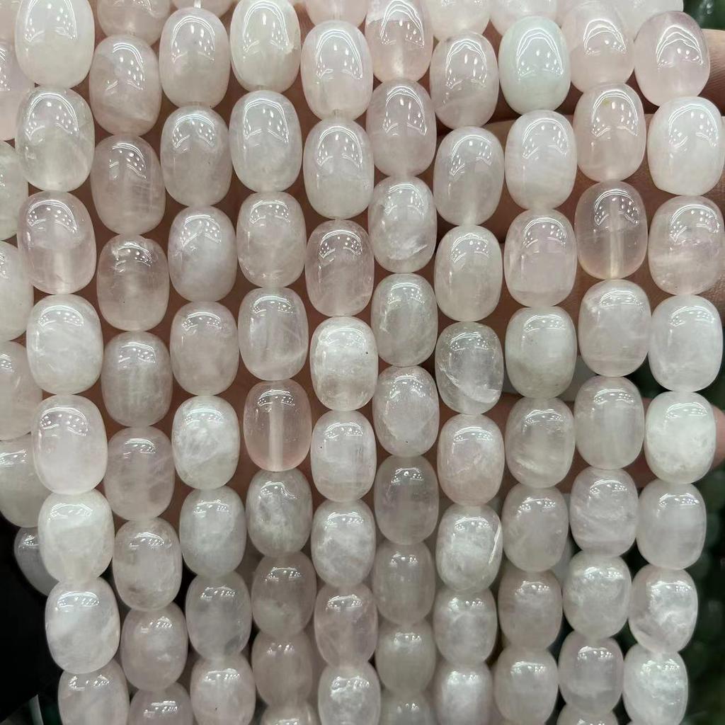 10x14mm Natural Crystal Striped Agate Drum Beads for Jewelry and DIY Accessories