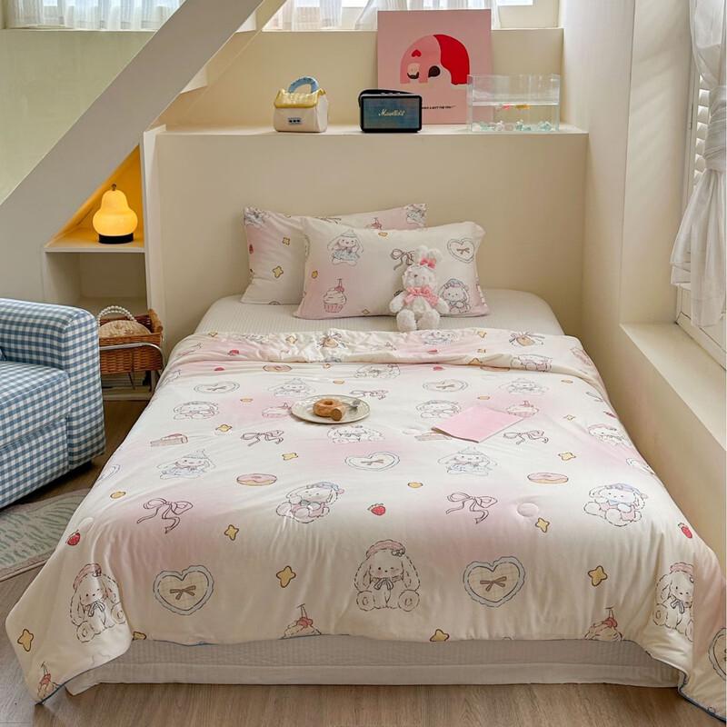 Yongmengren Soy Fiber Knitted Cotton Summer Quilt