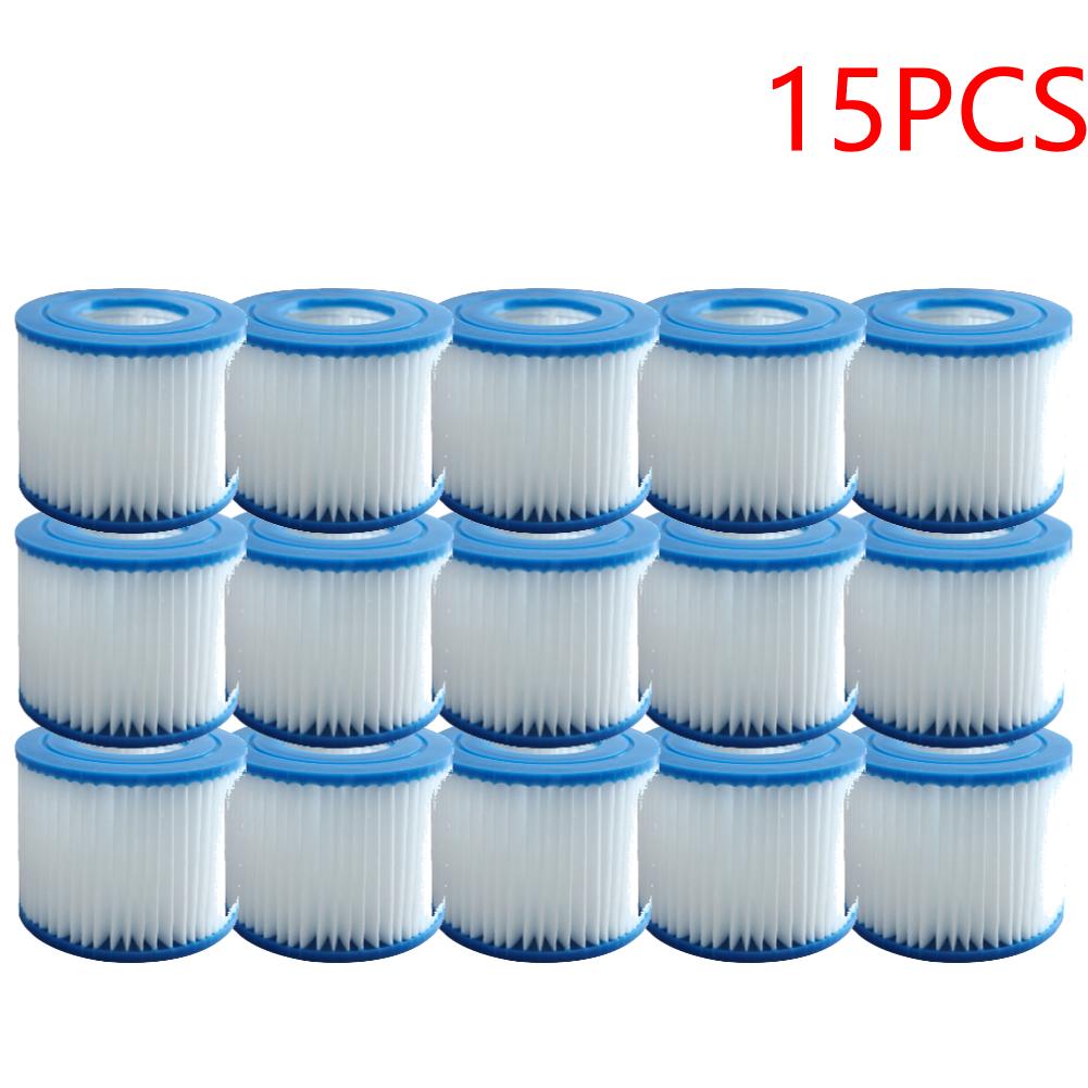 1-15Pcs Replacement Swimming Pool Filter for  Flowclear Size VI Filter Cartridge Lay-Z-Spa for Intex Filter Replacement