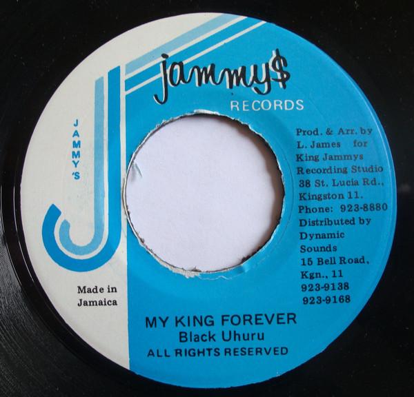 

7inch Record BLACK UHURU - My King Forever NONE Jammy s Records Jamaica Reggae, Ska & Dub Used