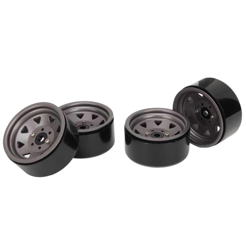 4PCS 1.9in RC s Fit Strong Support 8 Spokes Wheel Set for SCX10 SCX10 II SCX10 III