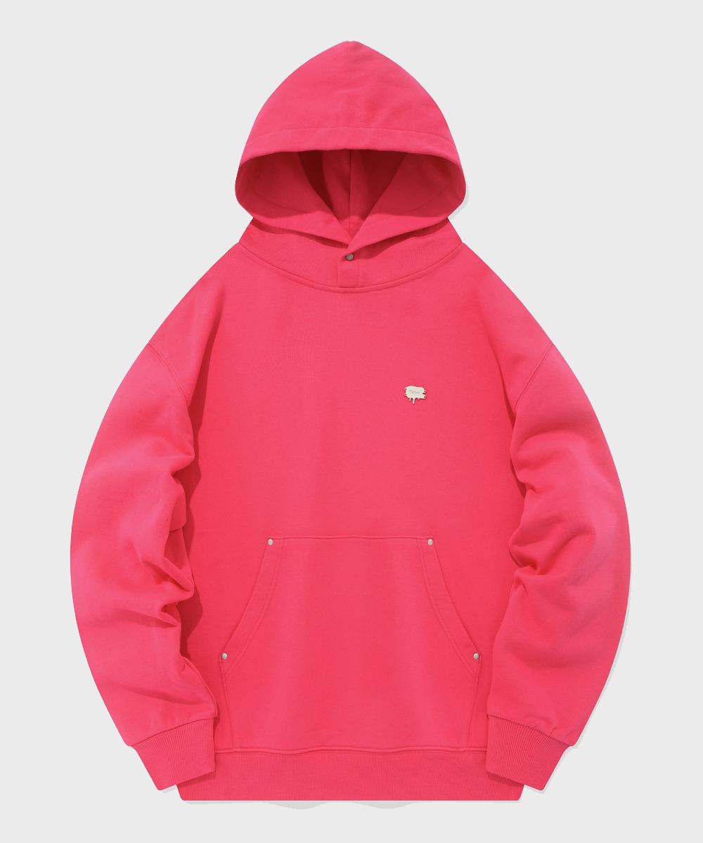 Pallet Rivet Point Hoodie Pink Pink/L