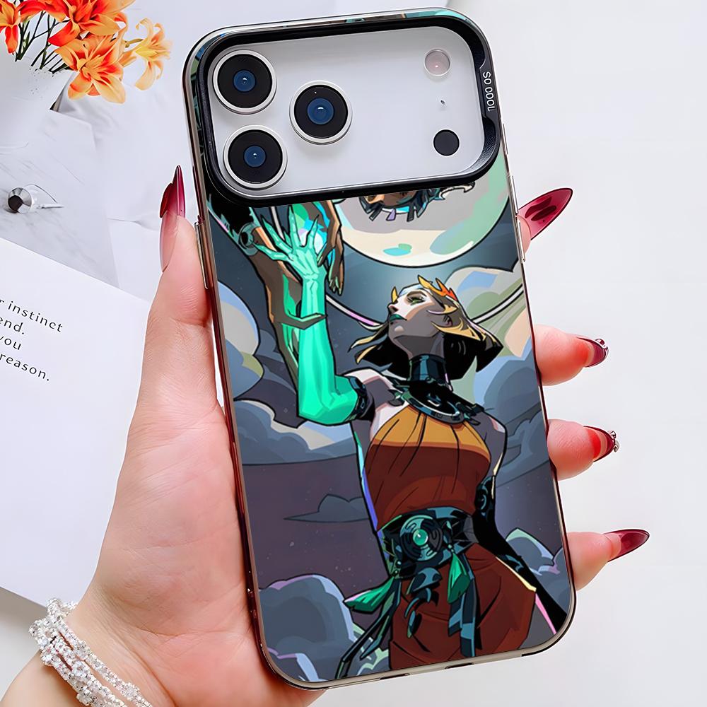 H-Hades Ii Game Phone Case For IPhone 17 Pro Max 16 Pro Max 15 14 13 11 12 Mini Xs X Xr 7 8 Plus Se Color Silver Cover