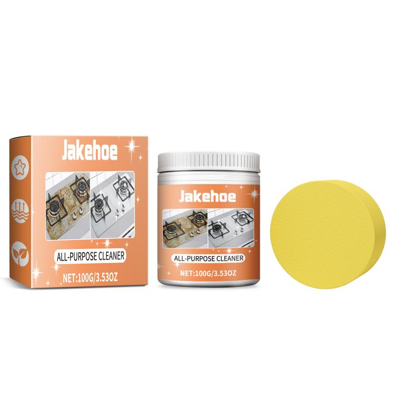 Nettoyant Décontaminant Multifonction pour Cuisine Casseroles et Poêles Graisse Huile Rouille Tartre Jaune pour Surfaces Domestiques