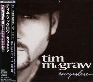 

CD TIM MCGRAW - Everywhere COCB50148PROMO Curb Denon Reco 1999 Japan ObiCountry Used