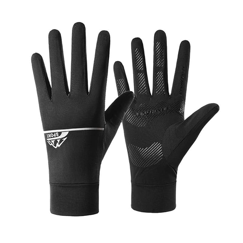 

men s summer UV protection gloves [UPF50+ certified, easy UV protection] Thin Comfortable cooling sensation even in hot weather A smooth feeling of