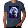 Conure Howling At the Moon TShirt Sports Casual Short Sleeve Cotton Tee
