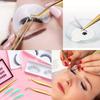 High Precision Lash Tweezers Set - Includes 3 Stainless Steel Eyelash Tweezers for Classic Individual and Volume Lash Extensions