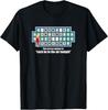Quiz de Humor Adulto Inapropriado Jogo de Quebra-Cabeça Game Show Meme Camiseta Engraçada Camiseta Unissex