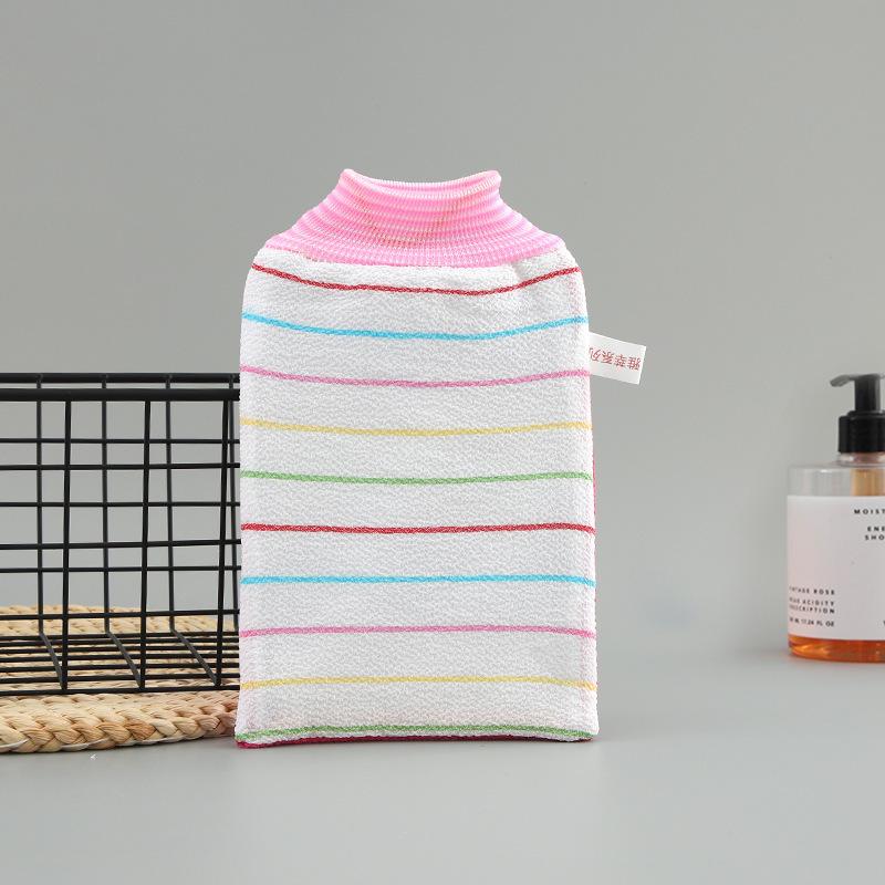 

1pc Exfoliating Bath Glove Body Scrub Shower Bast Wisp Skin Spa Massage Glove Dead Skin Remover Bath Cleaning Washcloth For Body 40g