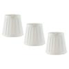 3PCS E14 Clip On Lamp Shade Candle Chandelier Fabric Lampshade for Hotel KTV Decor