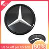New 2025 Hot For Mercedes Benz Silver And Black Front Grill Newest 3D Style Emblems W176 W246 W205 W212 W207 W217 W251 R231 W166