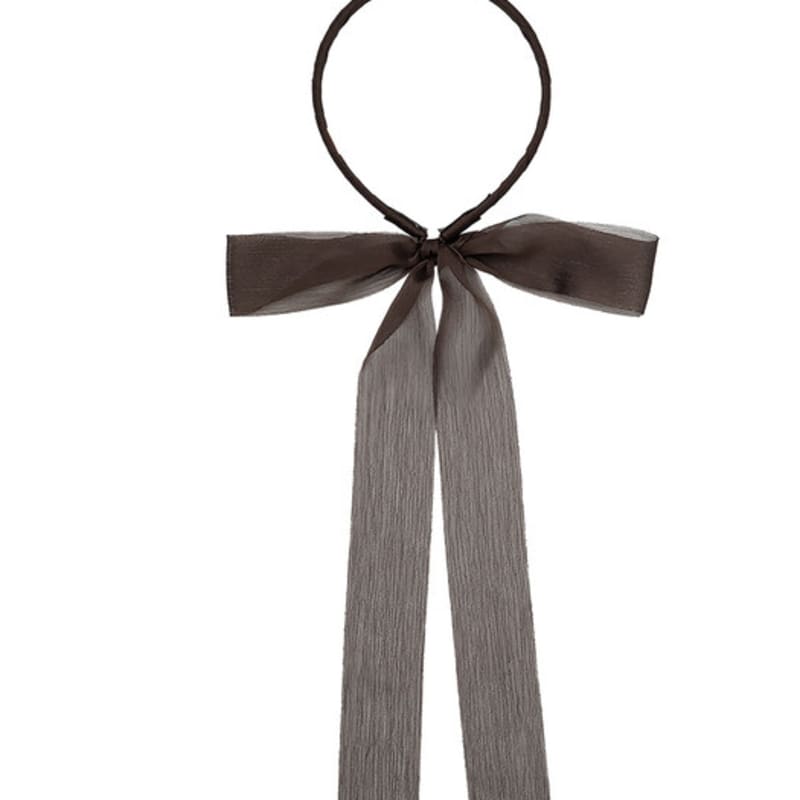 RAWFINED Transparent Tie Headband